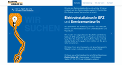Desktop Screenshot of elektro-oehler.ch