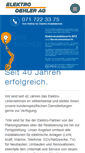 Mobile Screenshot of elektro-oehler.ch
